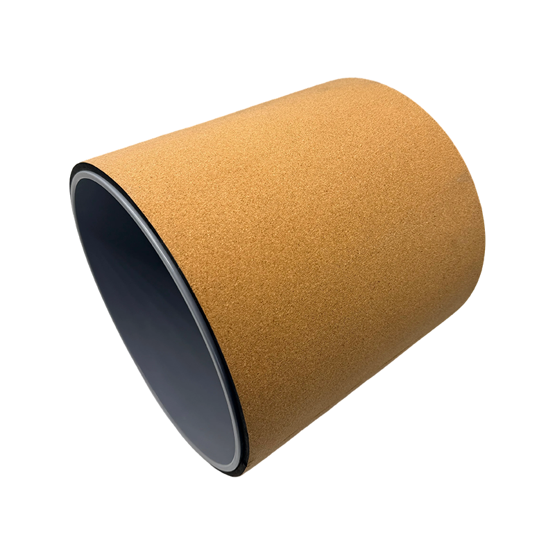 Heightened Back Stretch Cork Yoga Wheel