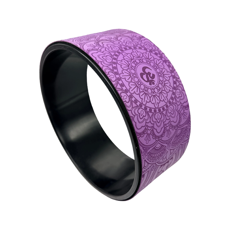 Large Low-Faced Back Stretch PU Yoga Wheel