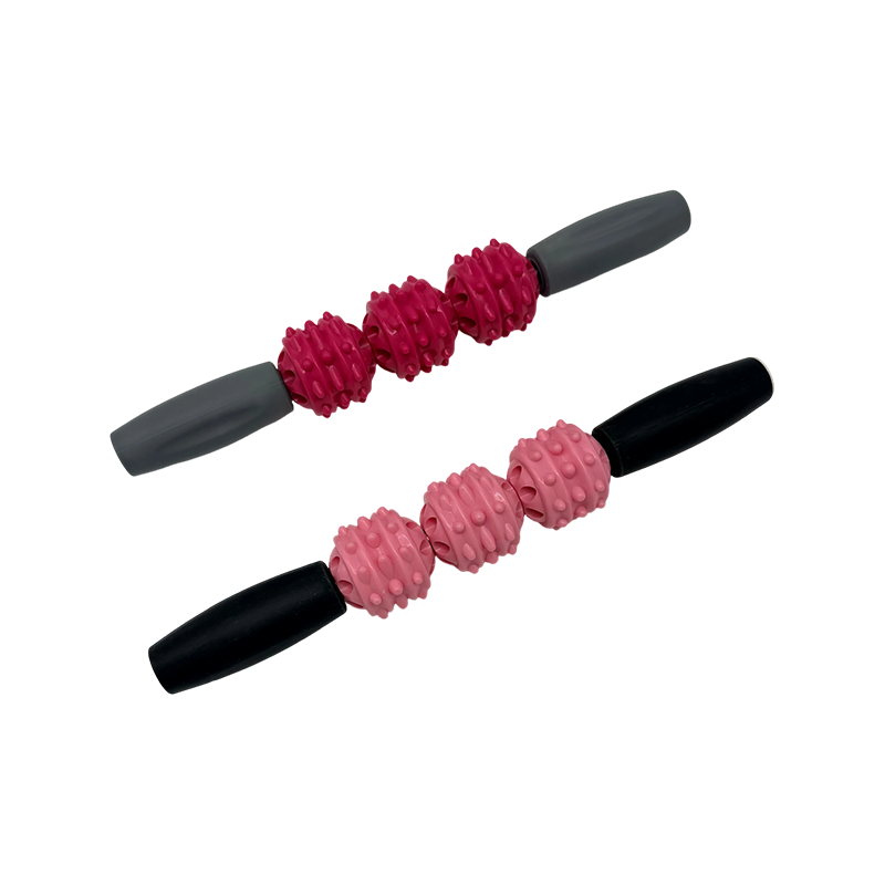 Wide-Body Soothing PP Three-Ball Large Diameter Massage Stick
