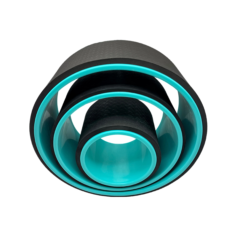 Non-slip Thickened TPE Eco-friendly Yoga Wheel Set (Equal Height)