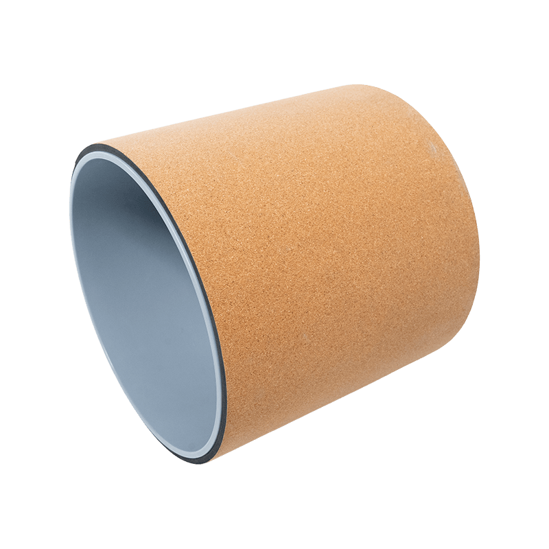 Heightened Back Stretch Cork Yoga Wheel